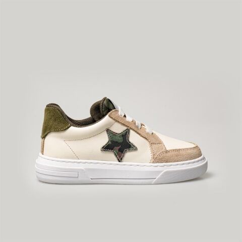 Merli&Rose Deri Star Sneaker | Kamuflaj