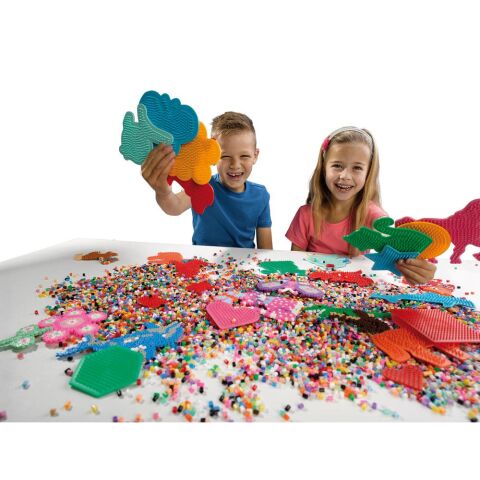 SES Creative Beedz- Ütü Boncuk Panosu - Kare&Daire