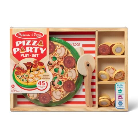 Melissa & Doug - Ahşap Pizza Partisi
