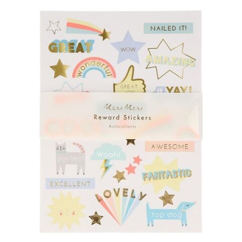 Meri Meri - Reward Stickers - Ödül Çıkartmaları - 10 Sayfa