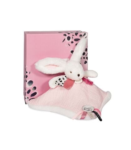 Doudou Hediye Kutulu Pembe Tavşan Uyku Arkadaşı 25 cm