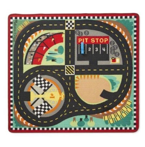 Melissa&Doug Oyun Halı Seti - Yarış Arabaları