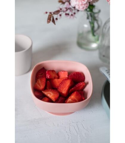 Beaba - Vakumlu Silikon Kase - Pink