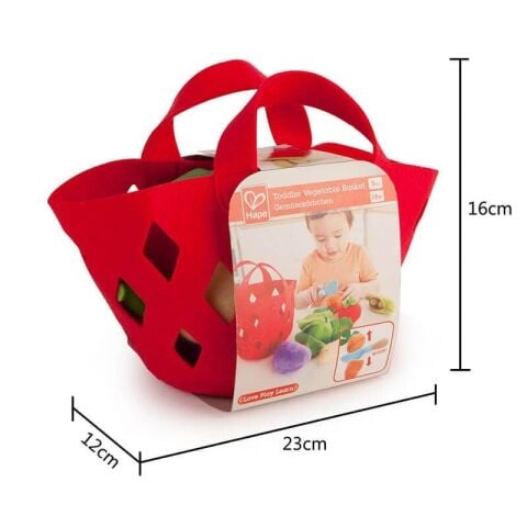 Hape Toddler Oyuncak Sebze ve Kovası