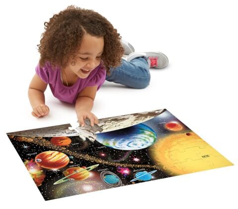 Melissa&Doug Dev Yer Yapbozu - Güneş Sistemi (48 parça)