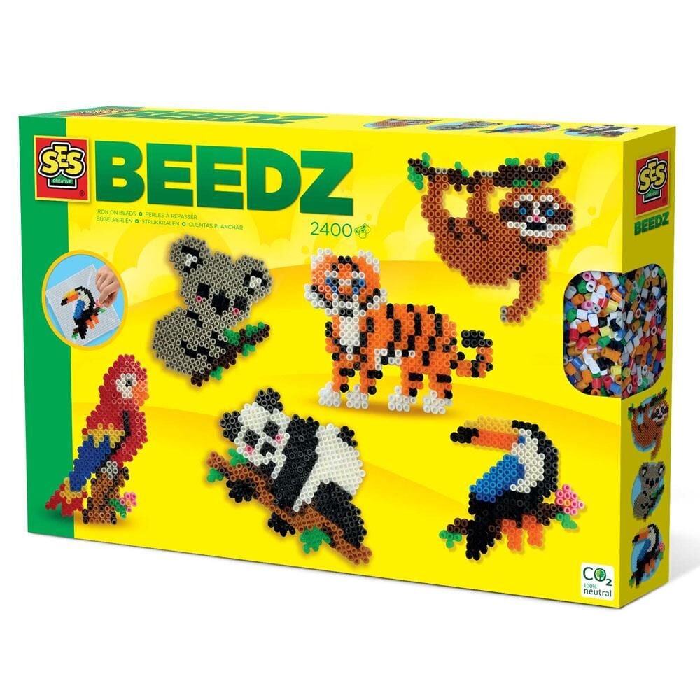 SES Creative Beedz- Ütü Boncuk Seti - Orman Hayvanları