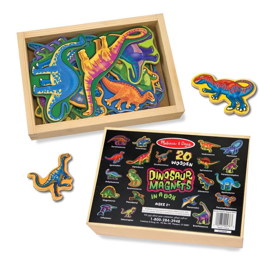 Melissa&Doug Ahşap Mıknatıslı Dinozorlar