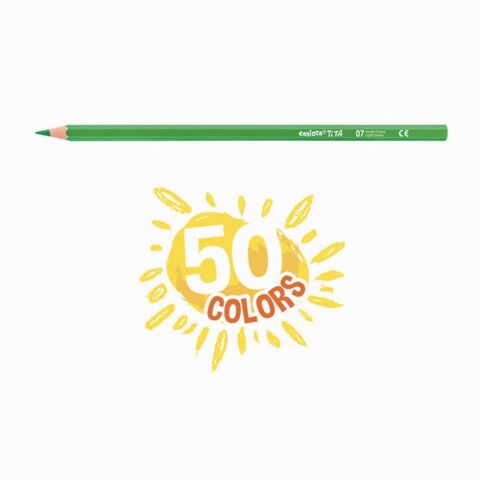 Carioca Tita Kuru Boya Kalemi Gökkuşağı Set 50'li