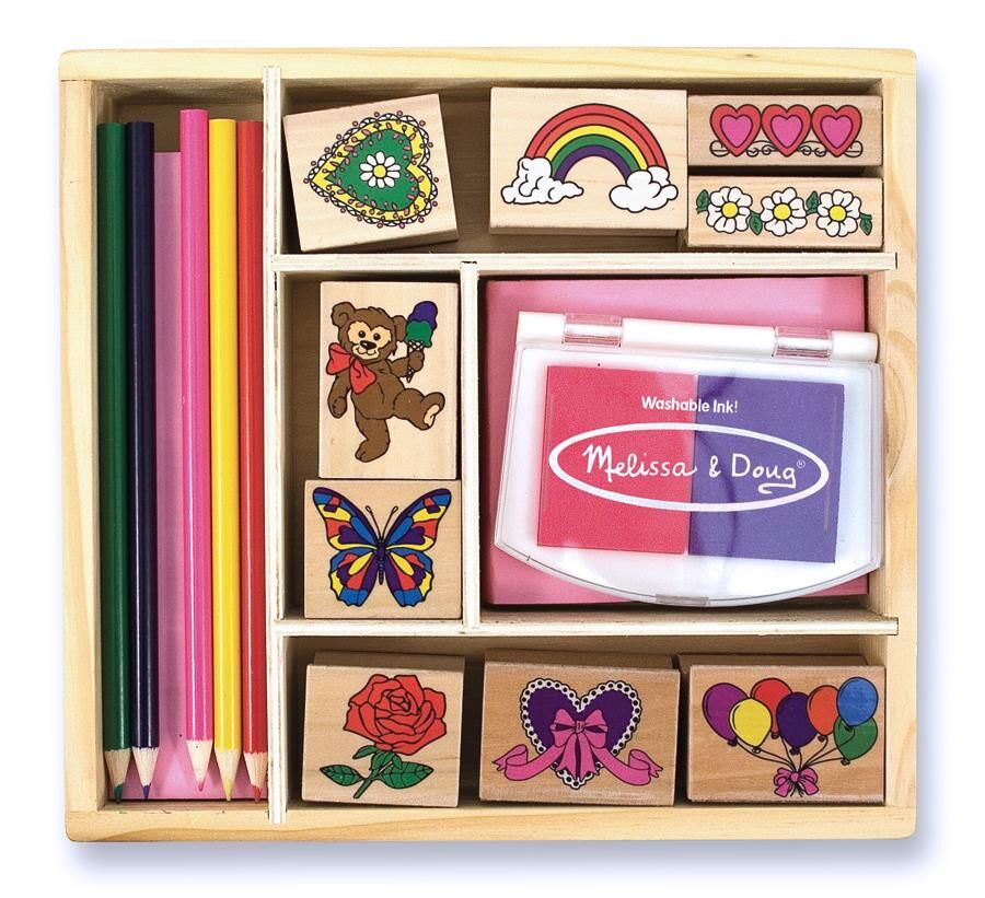 Melissa&Doug Ahşap Baskı Seti - Arkadaşlık
