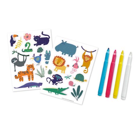 SES Creative Tak Çıkar Pencere Eğlencesi - Jungle