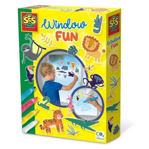 SES Creative Tak Çıkar Pencere Eğlencesi - Jungle