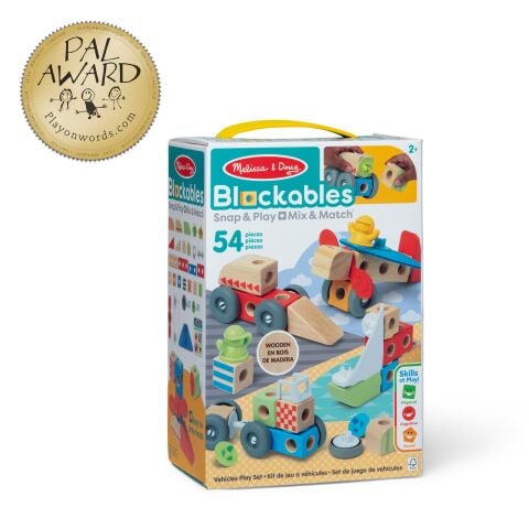 Melissa & Doug - Blockables - Araçlar Oyun Seti - 54 parça