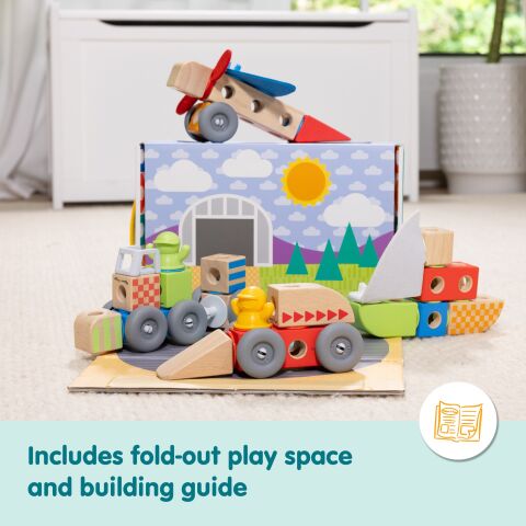 Melissa & Doug - Blockables - Araçlar Oyun Seti - 54 parça