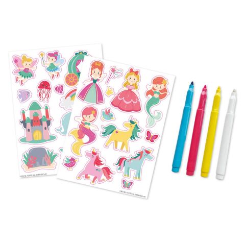 SES Creative Tak Çıkar Pencere Eğlencesi - Prenses Dünyası