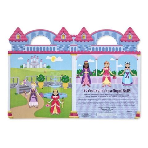 Melissa&Doug Kabartmalı Puffy Çıkartma Kitabı - Prenses