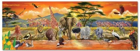 Melissa&Doug Dev Yer Puzzle - Safari (100 Parça)