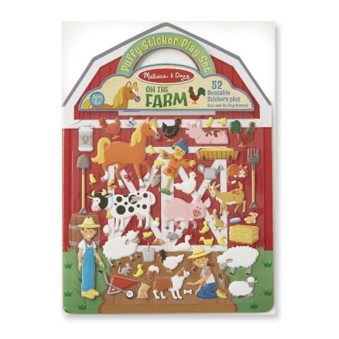 Melissa&Doug Kabartmalı Puffy Çıkartma Kitabı - Çiftlik