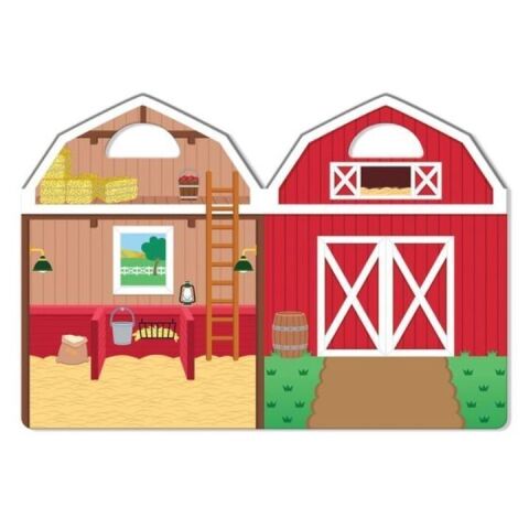 Melissa&Doug Kabartmalı Puffy Çıkartma Kitabı - Çiftlik