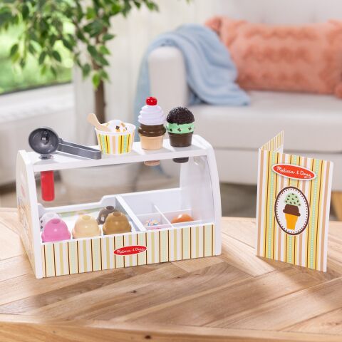 Melissa & Doug - Ahşap Dondurma Tezgahı