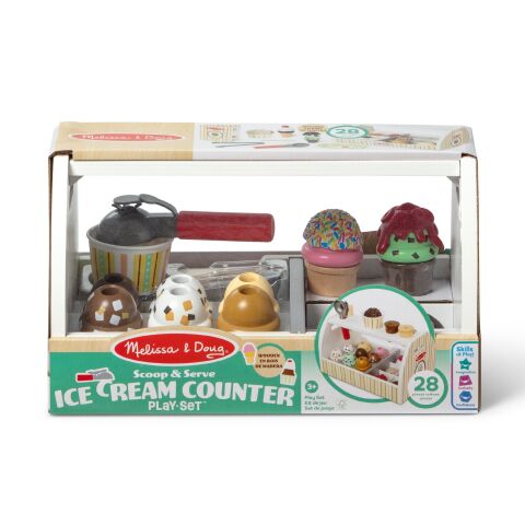 Melissa & Doug - Ahşap Dondurma Tezgahı