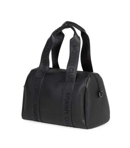 Childhome Mommy Club Bag - Vegan Deri Siyah