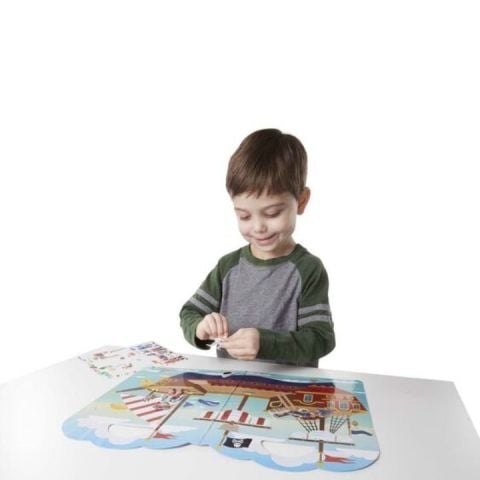 Melissa&Doug Kabartmalı Puffy Çıkartma Kitabı - Korsanlar