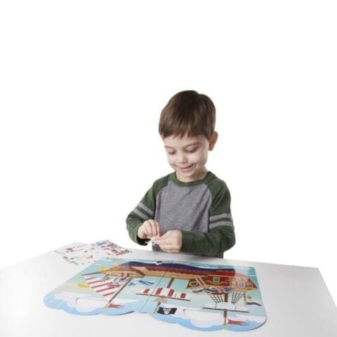 Melissa&Doug Kabartmalı Puffy Çıkartma Kitabı - Korsanlar