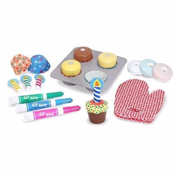 Melissa&Doug Ahşap Cupcake Seti