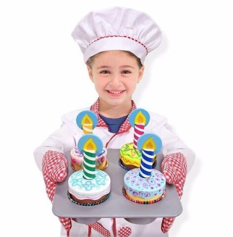 Melissa&Doug Ahşap Cupcake Seti
