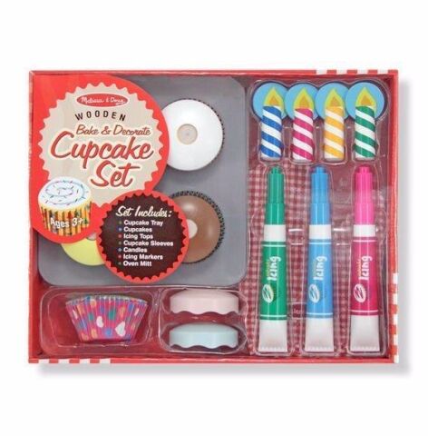 Melissa&Doug Ahşap Cupcake Seti