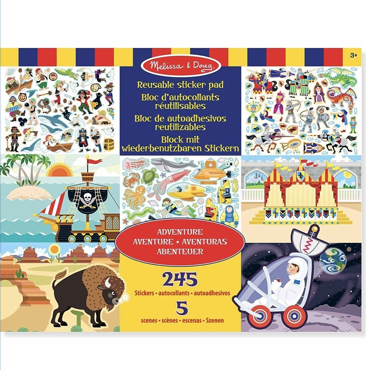 Melissa&Doug Tak Çıkar - Çıkartma Kitabı - Macera