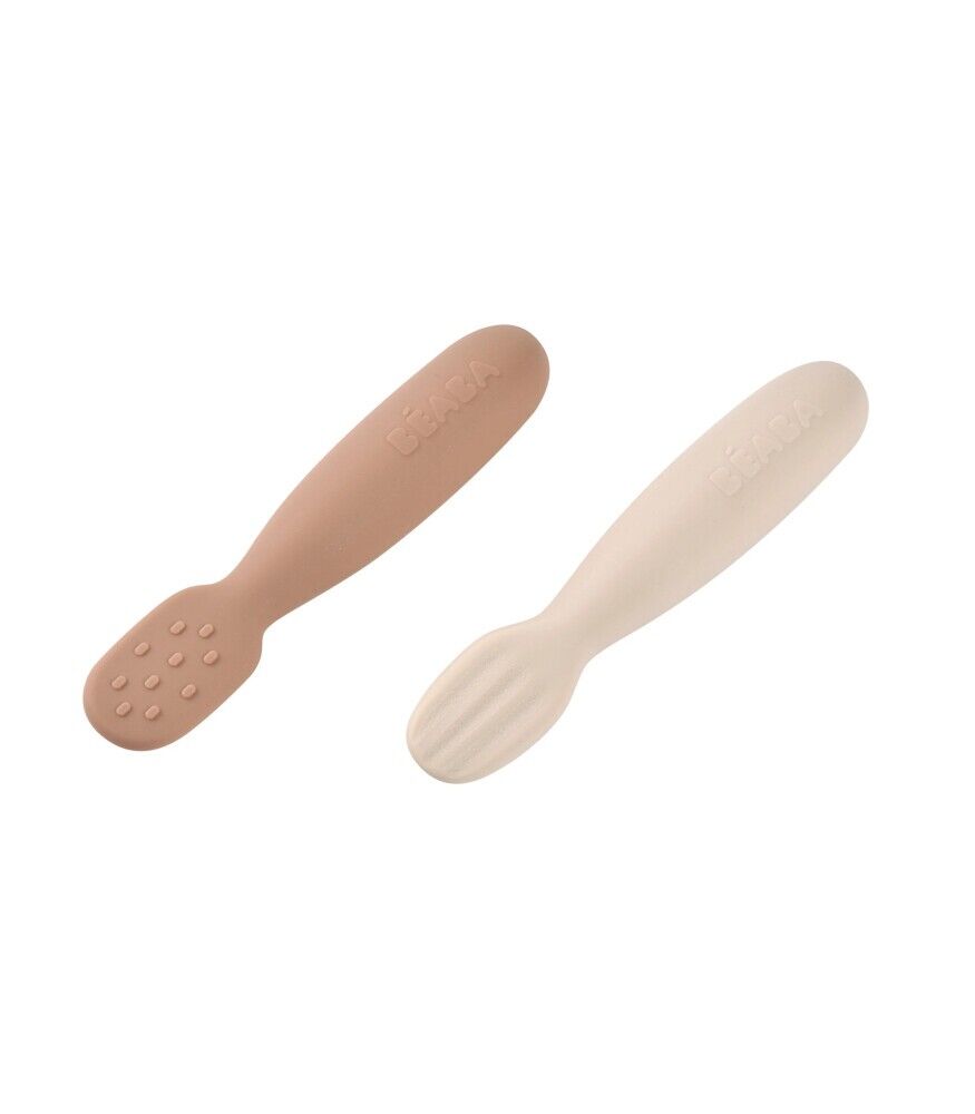 Beaba Silikon Kaşık Seti - Praline & Clay