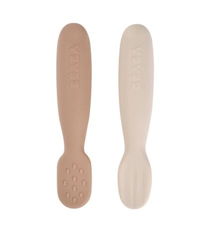 Beaba Silikon Kaşık Seti - Praline & Clay