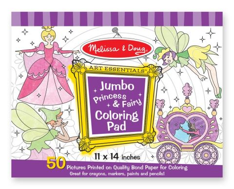 Melissa&Doug Dev Boyama Kitabı - Prenses ve Peri