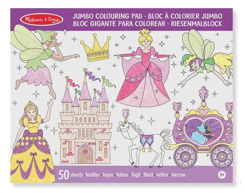Melissa&Doug Dev Boyama Kitabı - Prenses ve Peri