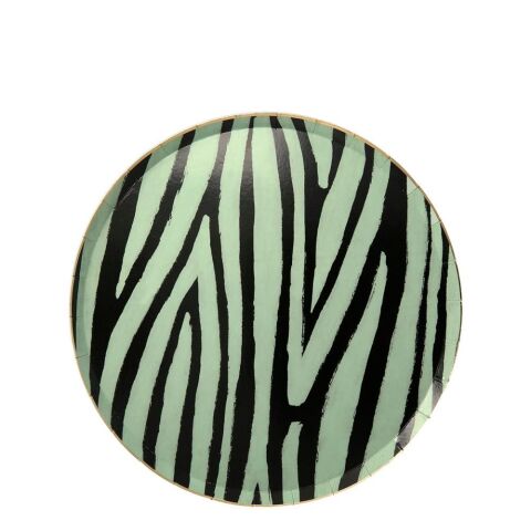 Meri Meri - Safari Animal Print Side Plates - Safari Tabak - S - 8'Li