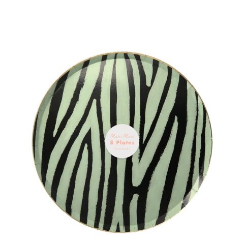 Meri Meri - Safari Animal Print Side Plates - Safari Tabak - S - 8'Li