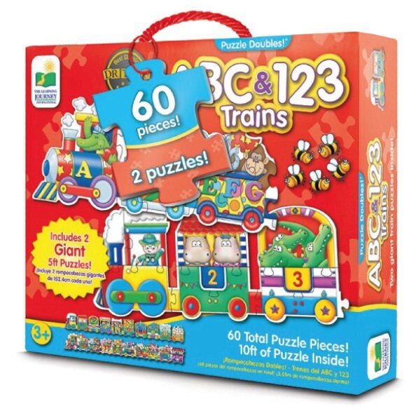 The Learning Journey Mega Tren 123 & Abc Puzzle 60 Parçalı Yapboz