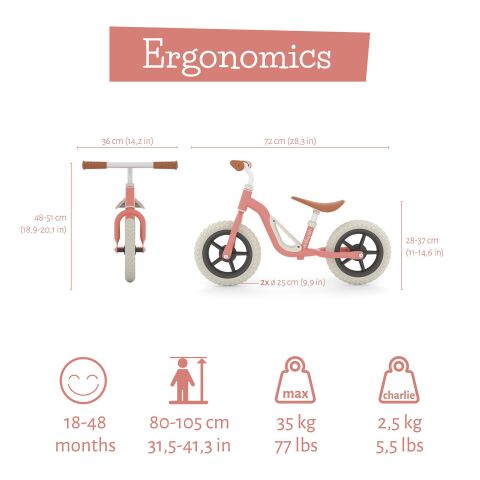 Chillafish - Charlie - Denge Bisikleti (10 inç) - Flamingo