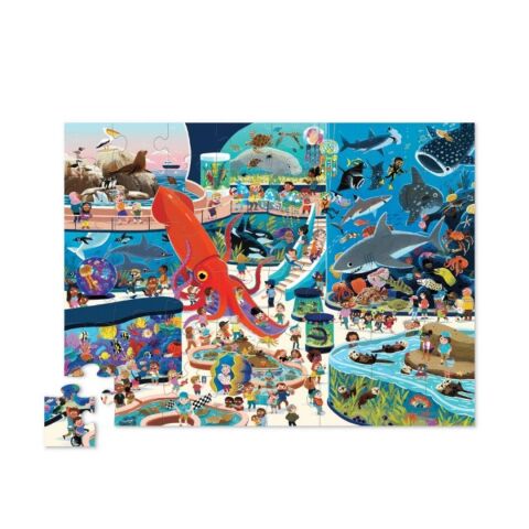 Crocodile Creek Puzzle - 48 Parça - Akvaryumda Bir Gün