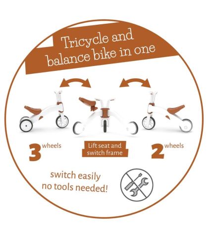 Chillafish - Bunzi - Denge Bisikleti - Flamingo - 2 si 1 arada