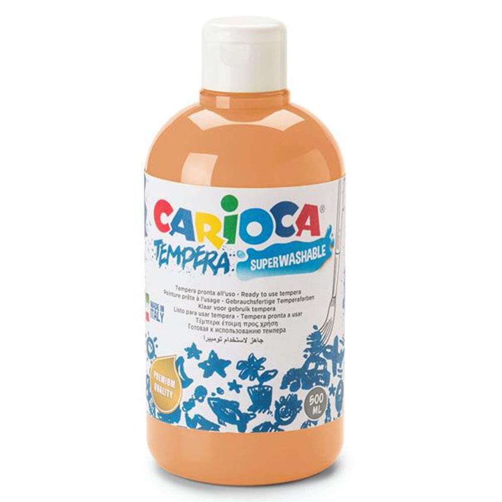 Carioca Süper Yıkanabilir Parmak Boya 500ml - Pastel Turuncu