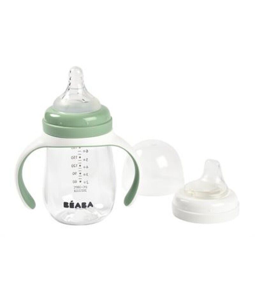 Beaba Kulplu Biberon (210 ml) - Sage Green