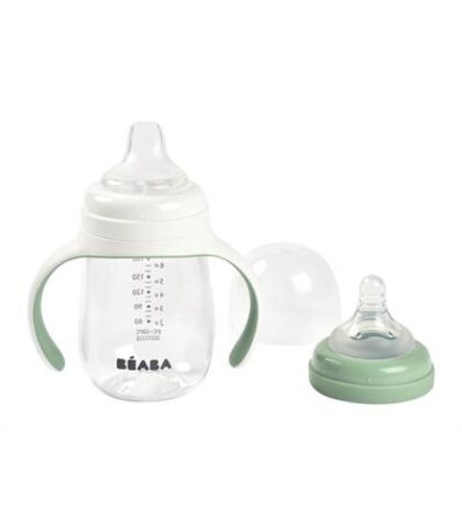 Beaba Kulplu Biberon (210 ml) - Sage Green