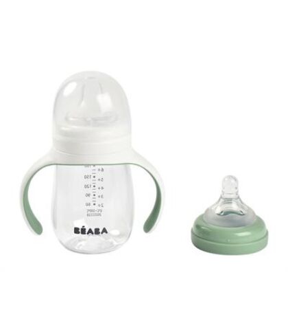 Beaba Kulplu Biberon (210 ml) - Sage Green