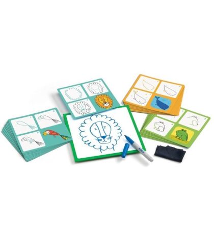 Djeco Adım Adım Çizim Oyunu - Animals And Co