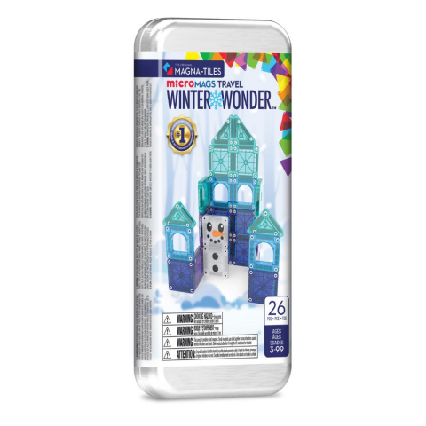 Magna-Tiles WinterWonderland Travel Set - Seyahat Seti 26 Parça