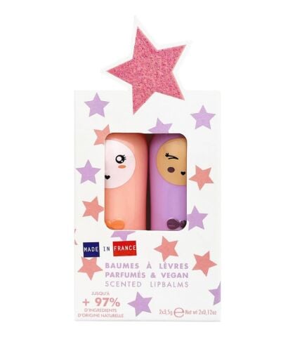 Inuwet 2li Dudak Nemlendiricisi Seti -Vanilya&Hindistan Cevizi ve Marshmallow Aromalı