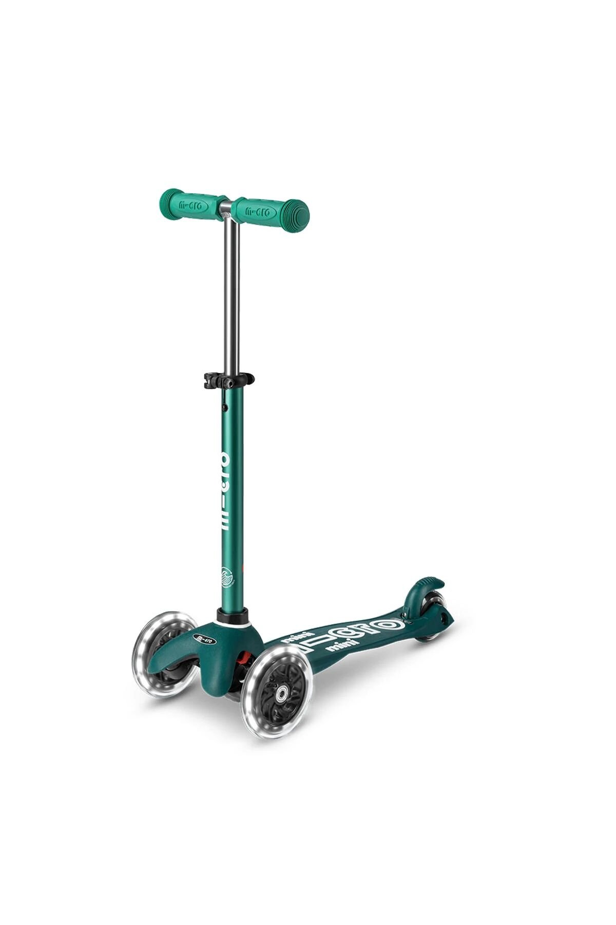 Mini Micro Deluxe ECO LED 3 Tekerlekli Scooter Green