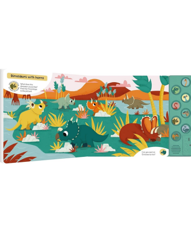 My First Sound Book: Dinosaurs that roar, squawk and growl -  Auzou Publishing